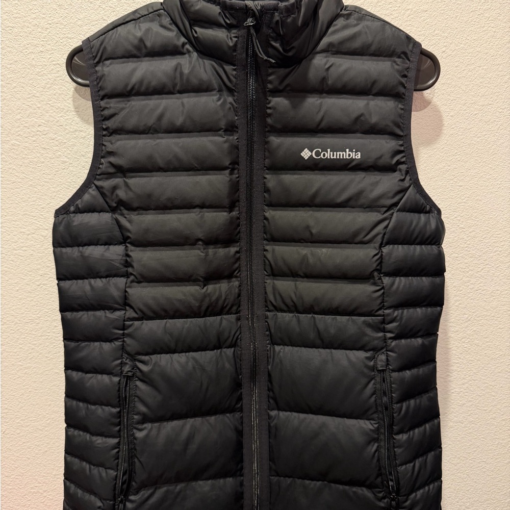 Columbia Black Quilted Packable Puffer Vest